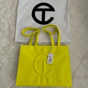 Highlighter yellow Telfar bag